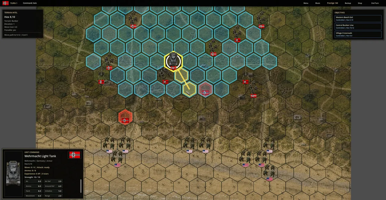 Grenadier Command screenshot 2