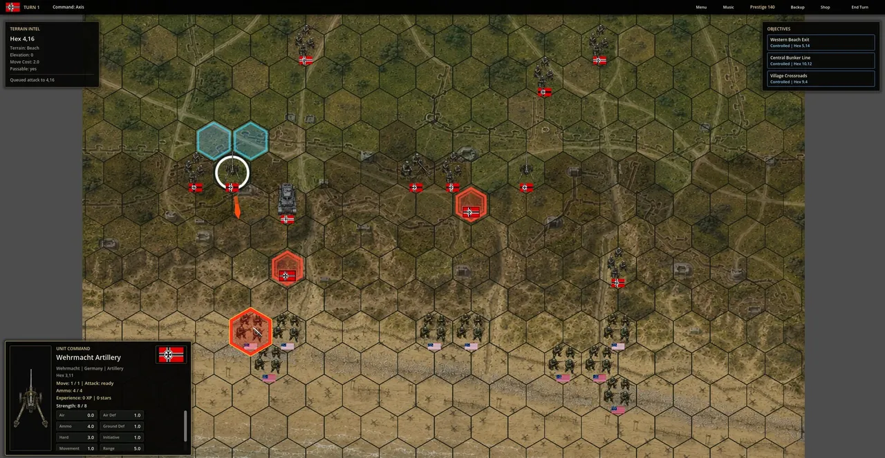 Grenadier Command screenshot 3