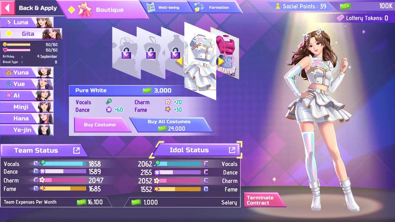 K-pop Idol Stories: Road to Debut screenshot 1