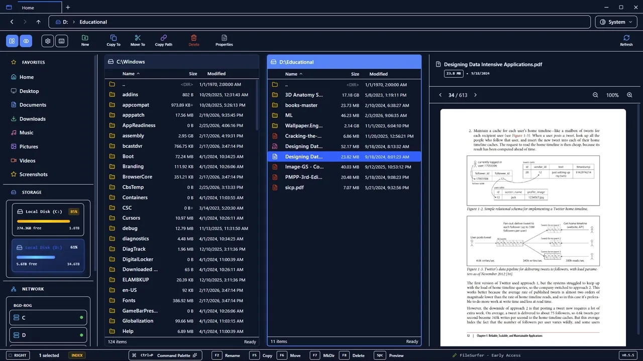 File Surfer screenshot 1