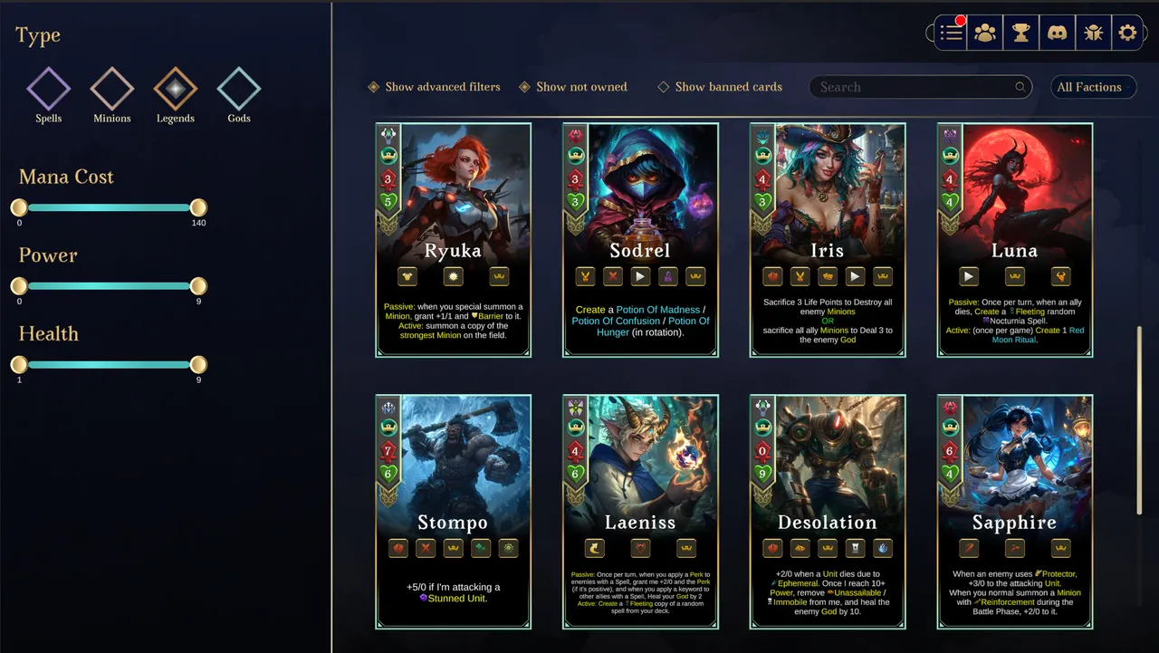 Ariokan - create your cards, break the Meta screenshot 5