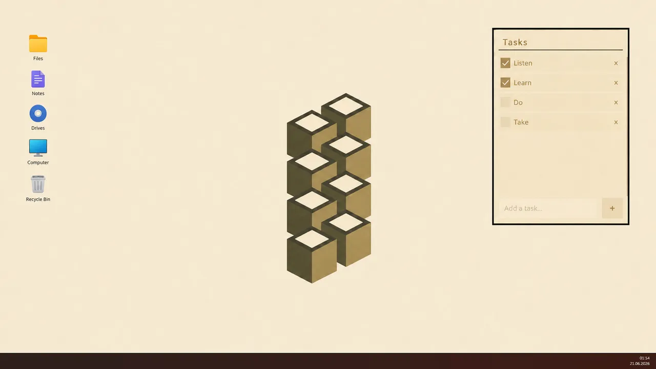 Minimalist Desktop screenshot 4