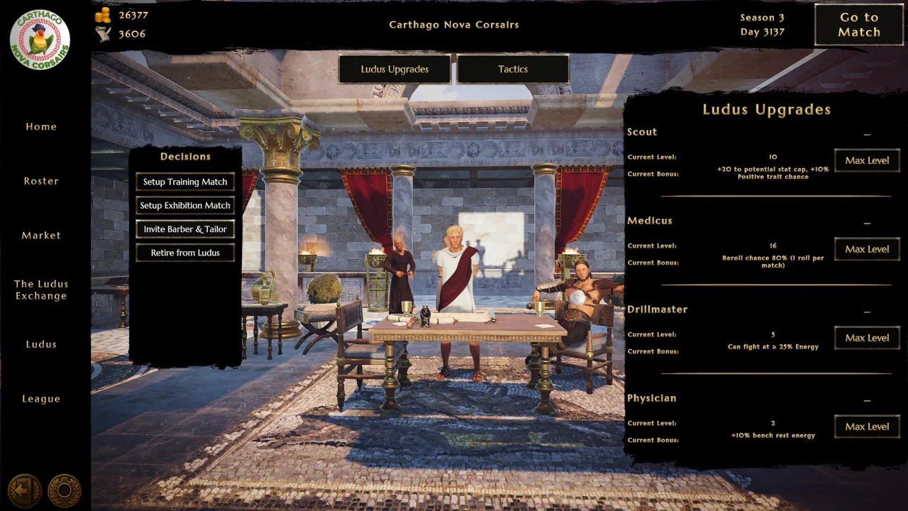 Ludus Magnatus: Gladiator Manager Simulator screenshot 4