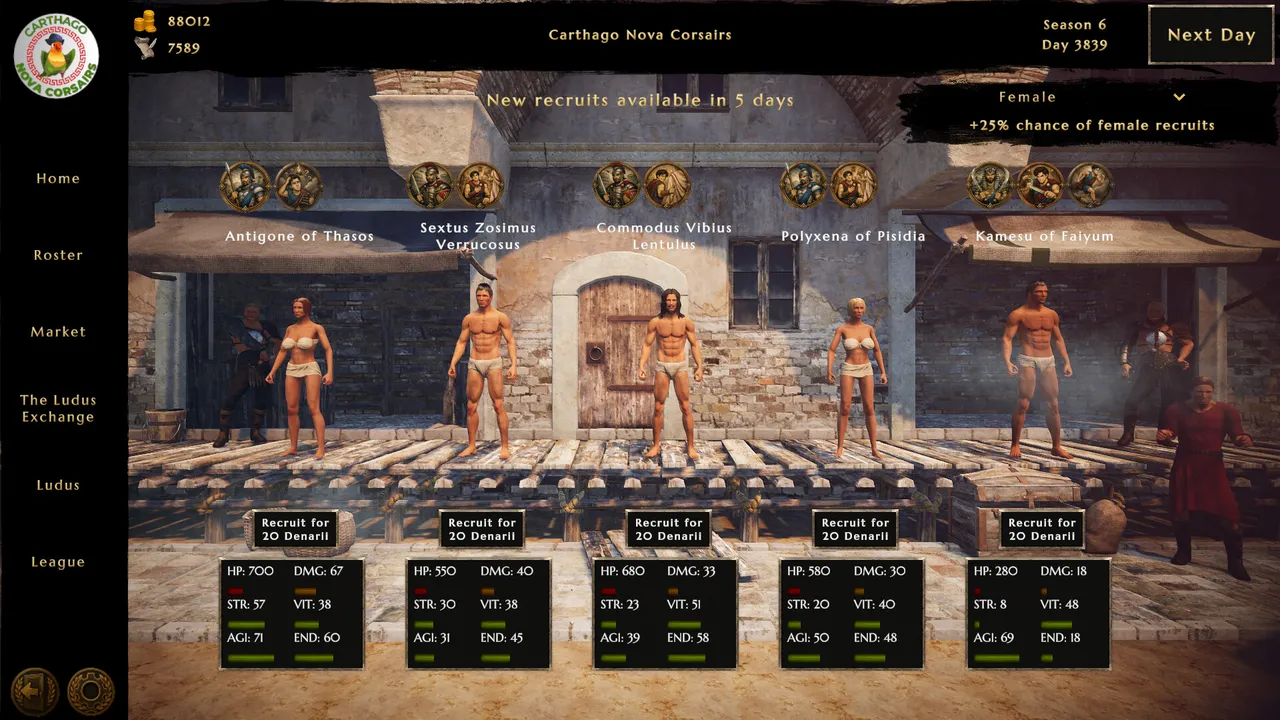 Ludus Magnatus: Gladiator Manager Simulator screenshot 6