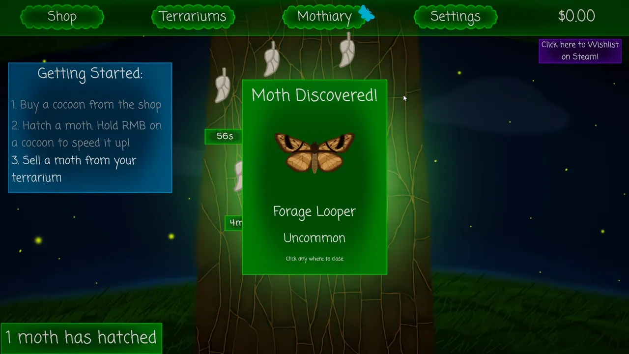 Mothiary screenshot 2