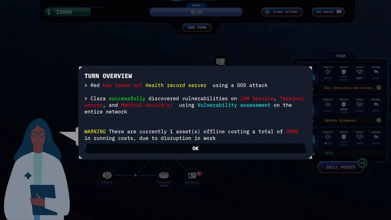 RxB - Cyber security management game screenshot 3