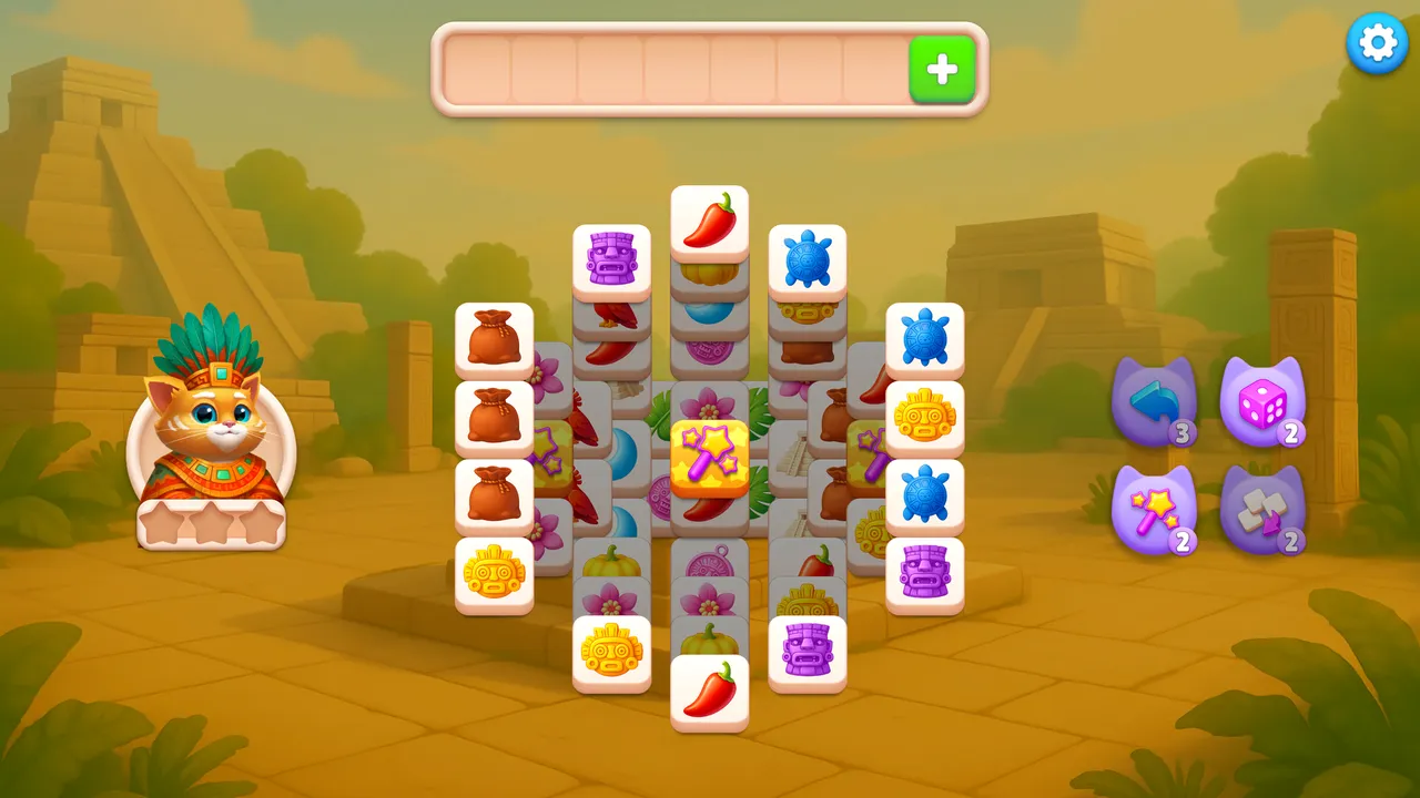 Catjong 6: Pawztec Temple screenshot 1