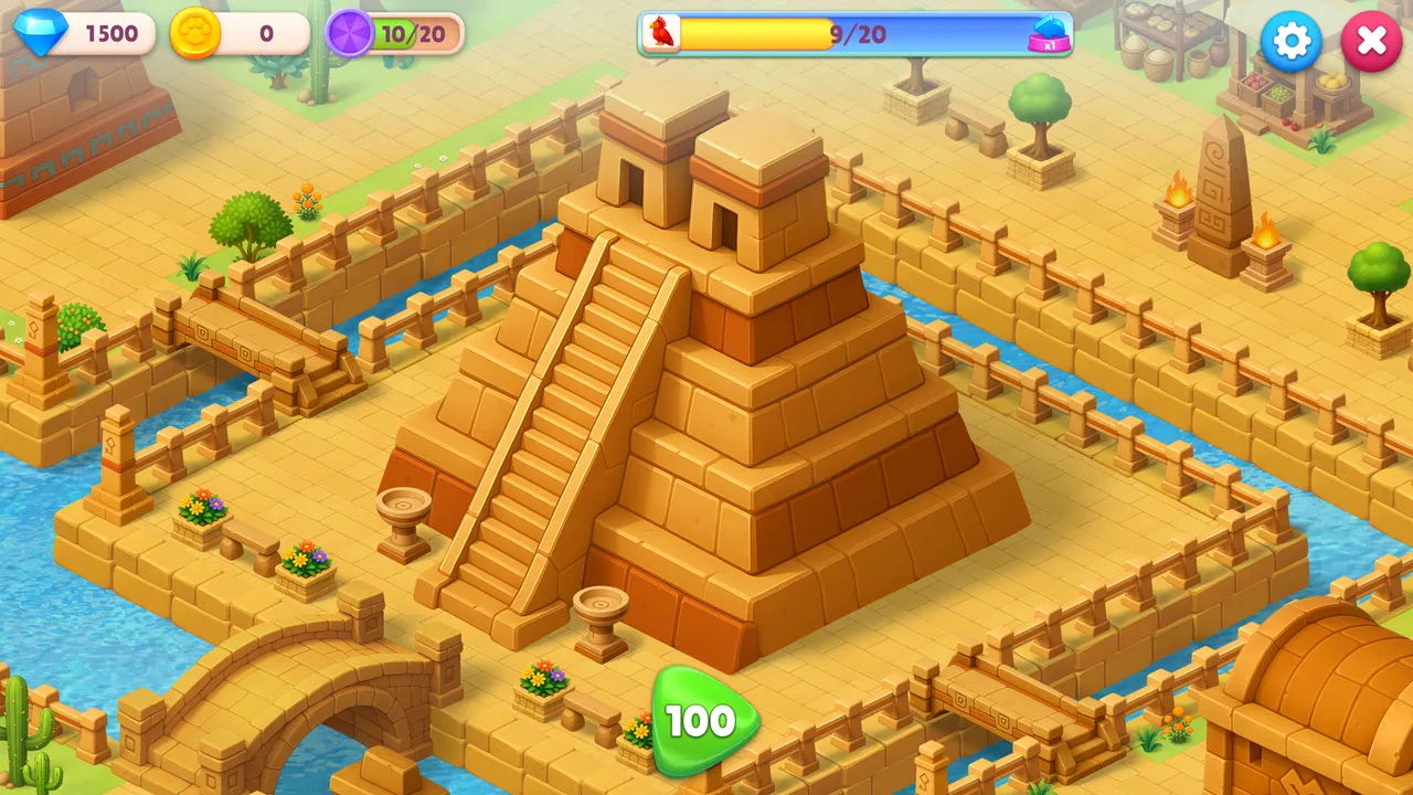 Catjong 6: Pawztec Temple screenshot 3