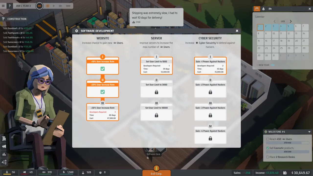 E-Shop Tycoon screenshot 2