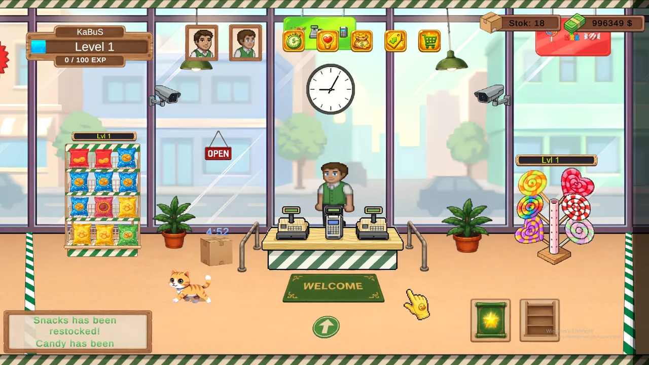 Supermarket Simulator: Idle Tycoon Clicker screenshot 1