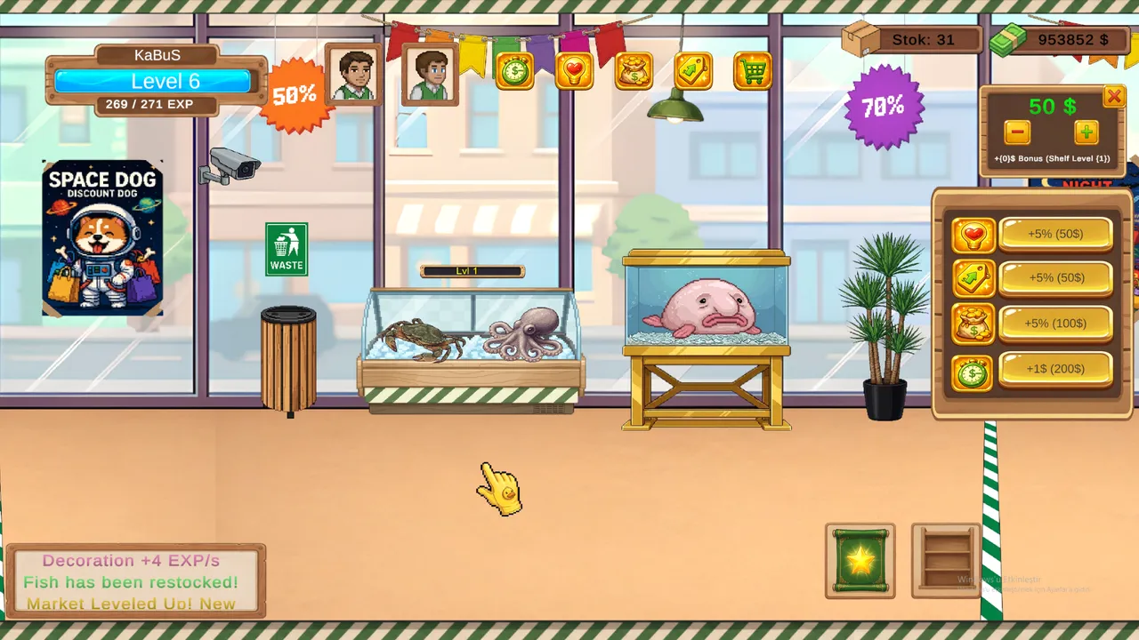Supermarket Simulator: Idle Tycoon Clicker screenshot 4