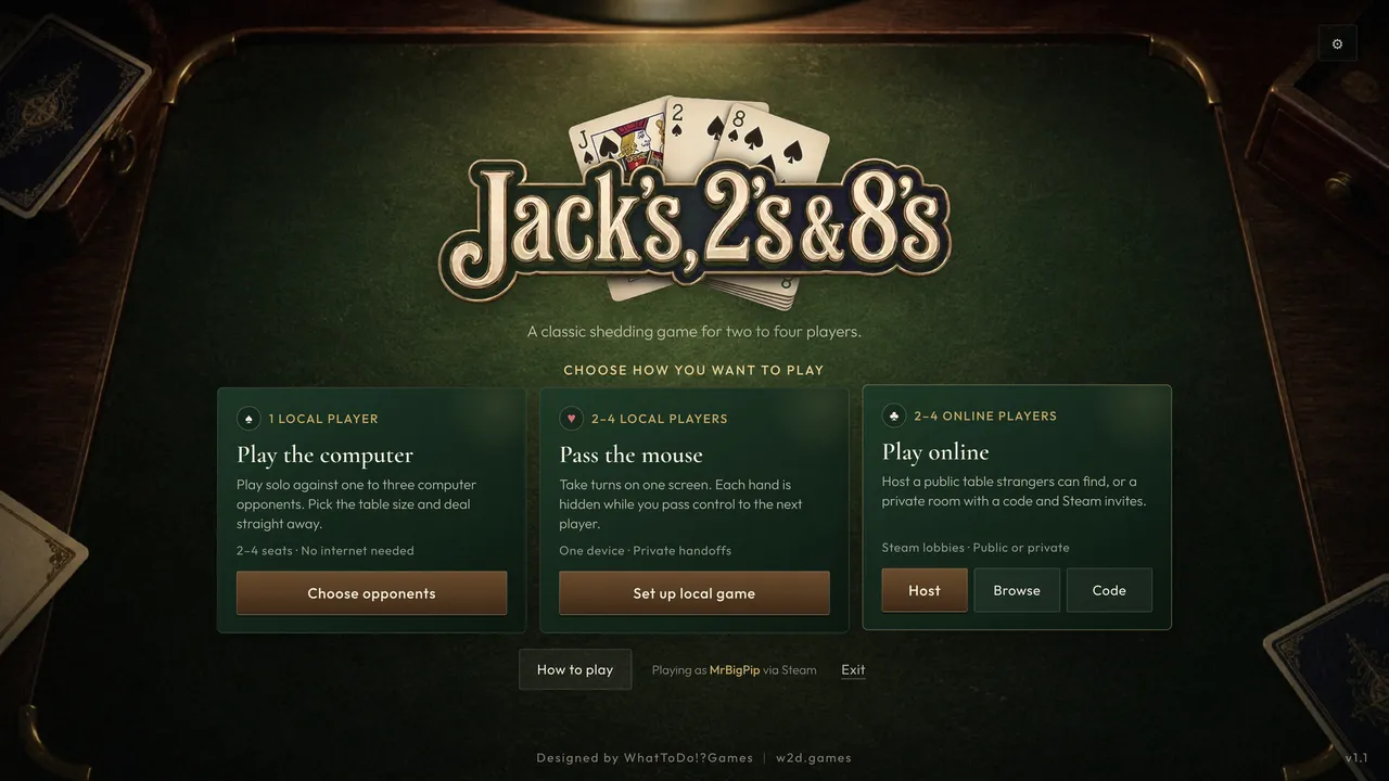 Jack's, 2's & 8's screenshot 2
