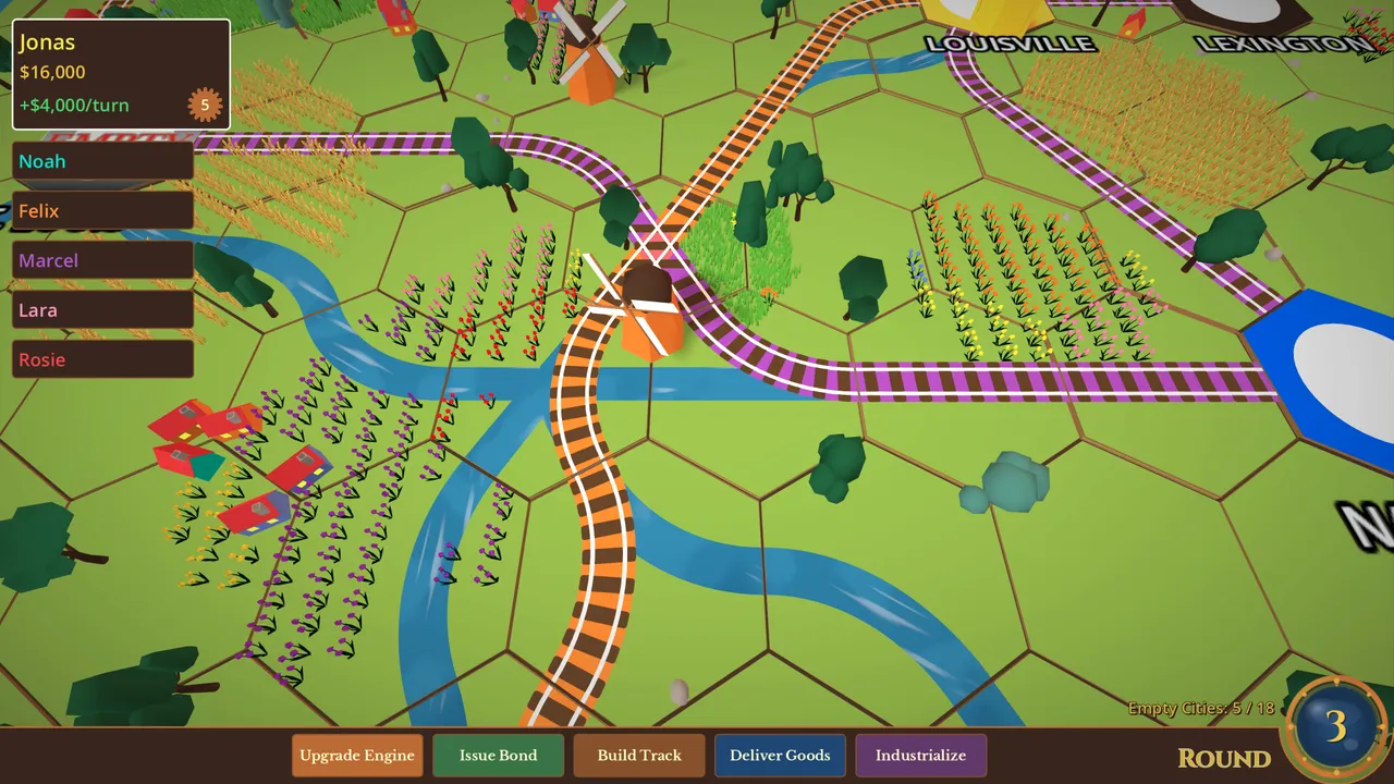 Rails & Rivals screenshot 1