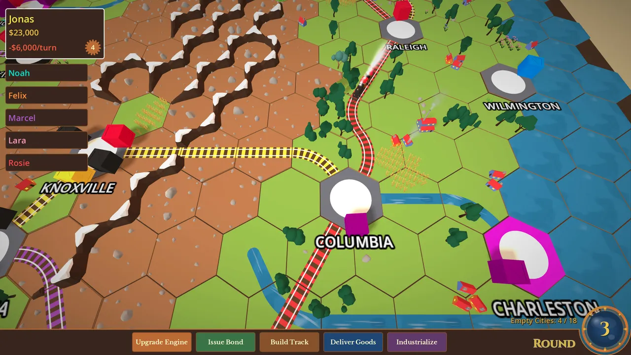 Rails & Rivals screenshot 2