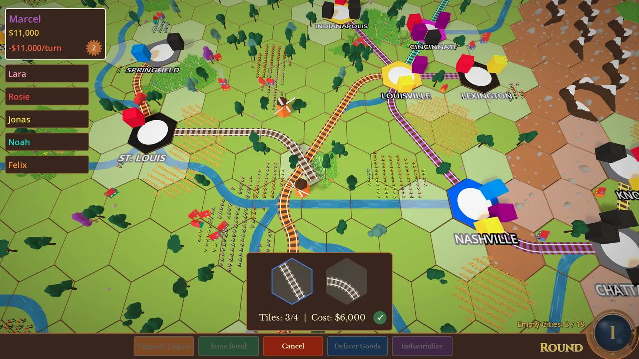 Rails & Rivals screenshot 3