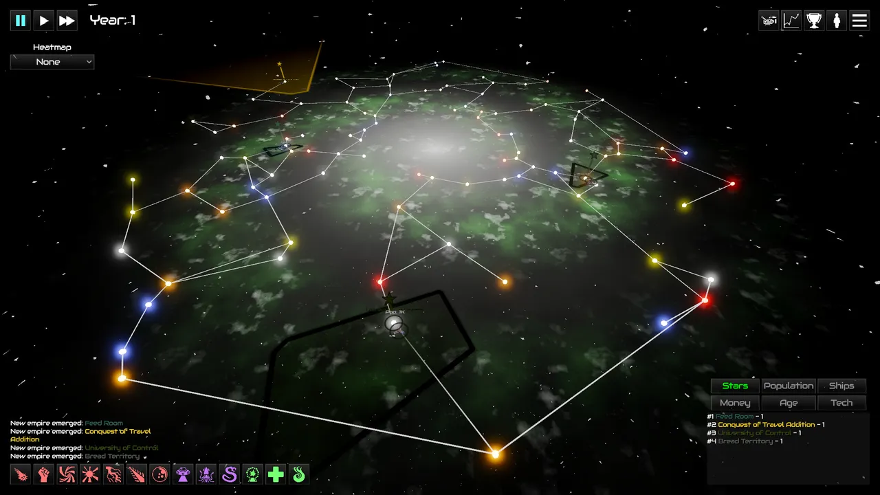 GalactiWar - Empire Simulator screenshot 2