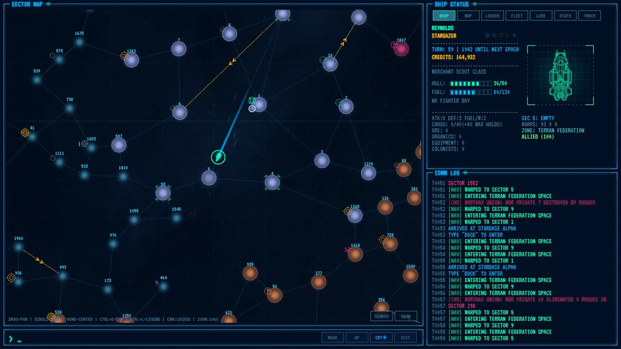 Warp to Sector One screenshot 1