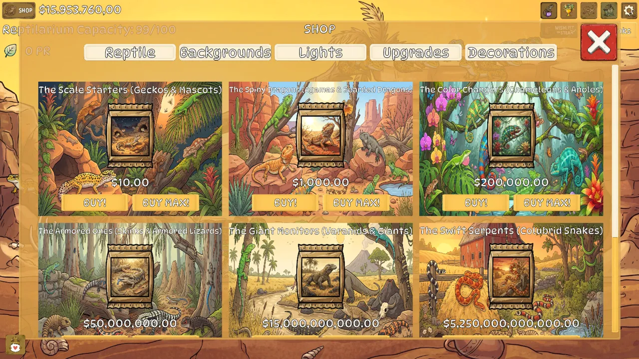 Reptilarium screenshot 2