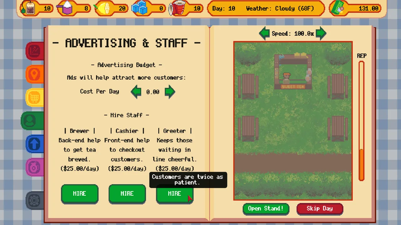 Sweet Tea Tycoon screenshot 4