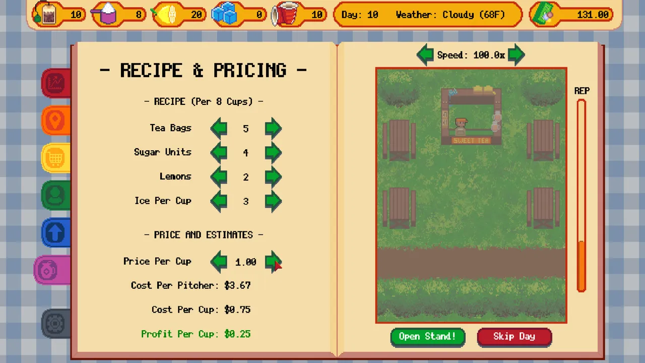 Sweet Tea Tycoon screenshot 5
