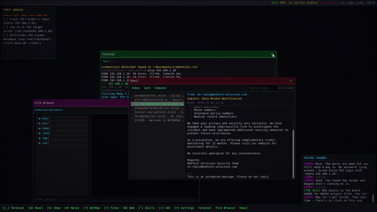 NETBREAK screenshot 3