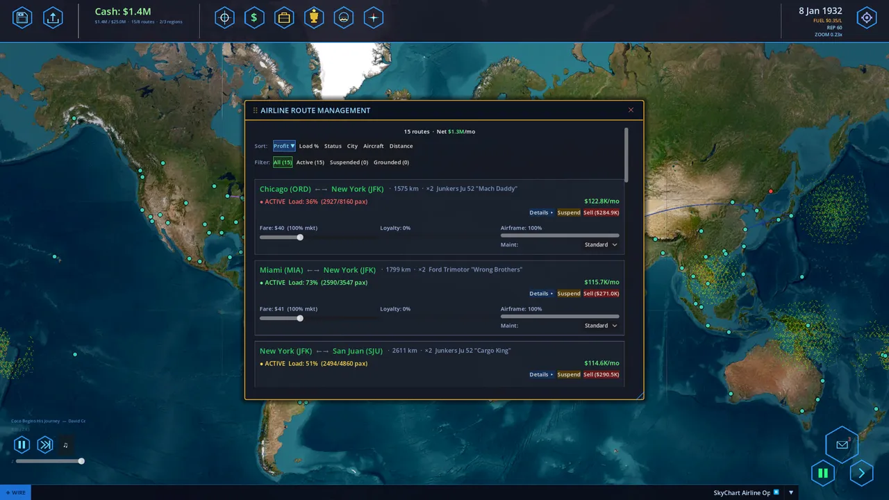 SkyChart: Airline Executive screenshot 2