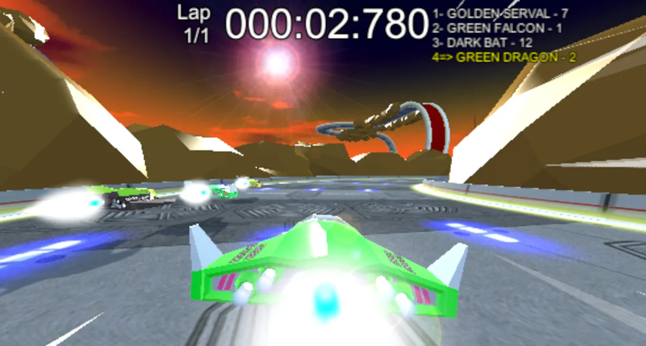 VORTEX-G: Anti-Gravity Racing & Track Editor screenshot 4