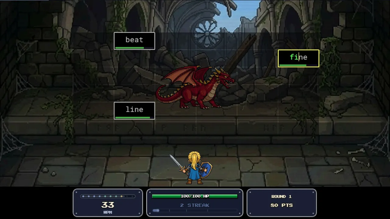 Keeb Quest: Typing Battles screenshot 4