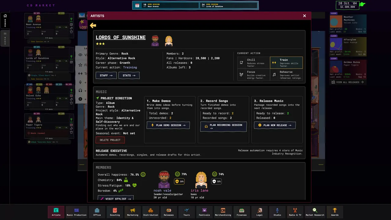 CD Market - Music Label Sim screenshot 3