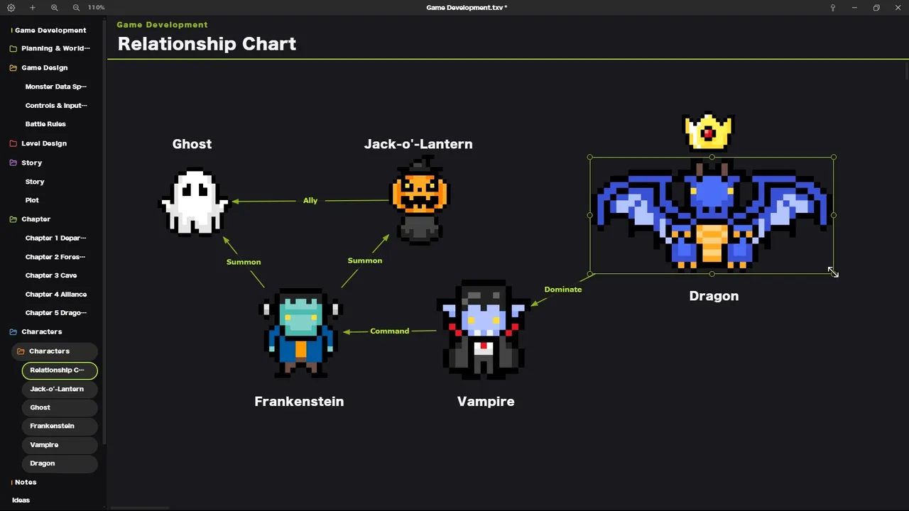 Textvas screenshot 1