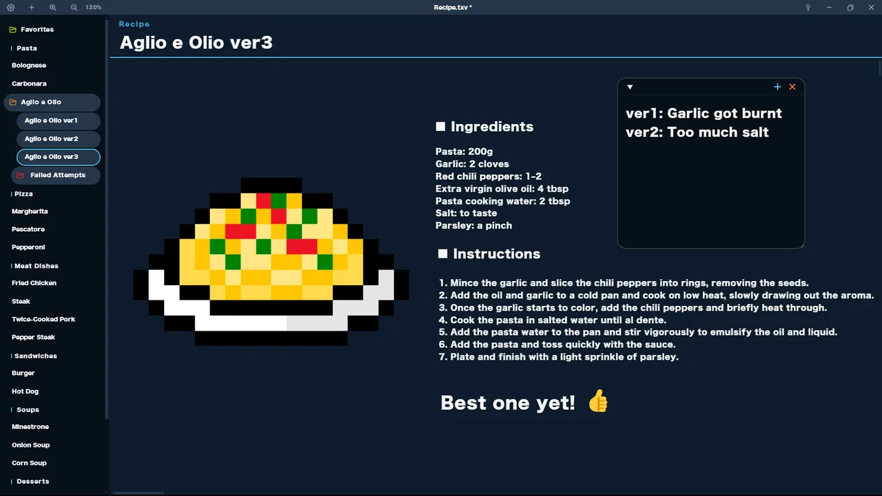 Textvas screenshot 6