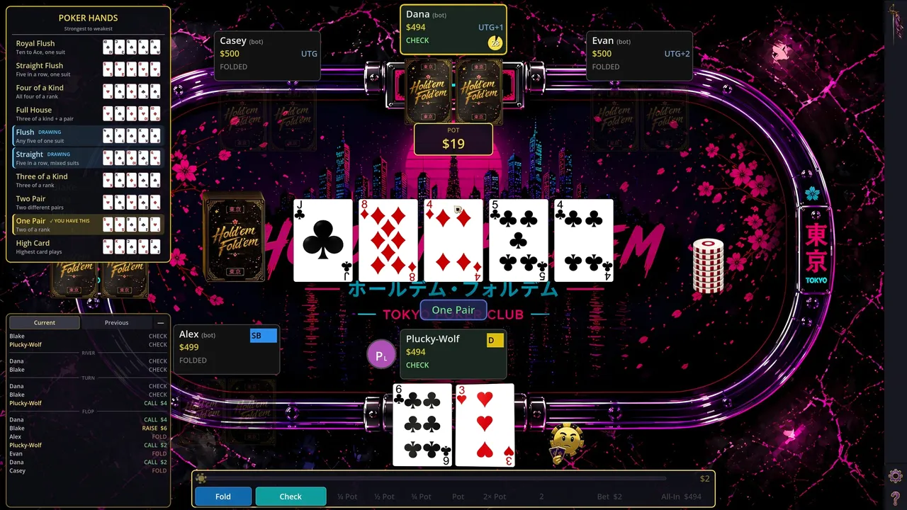 Hold'em Fold'em Poker screenshot 1