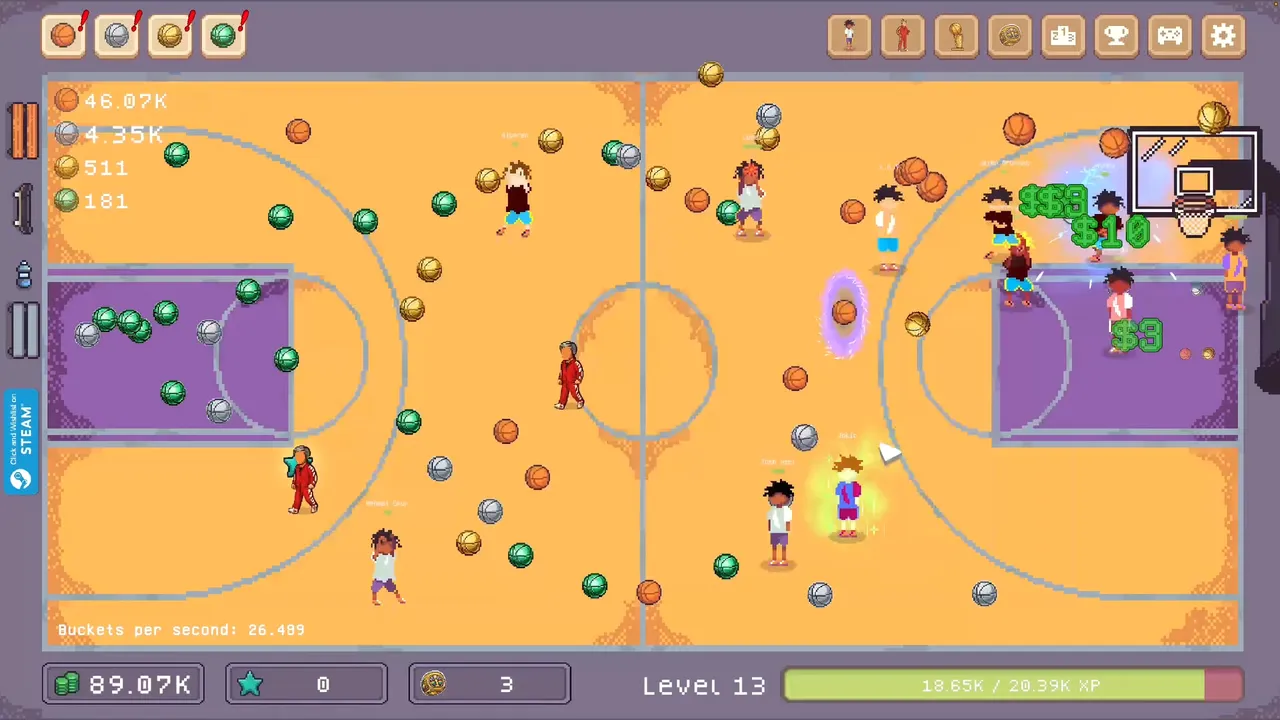 Swish Ball Clicker screenshot 1