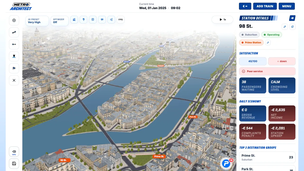Metro Architect screenshot 2