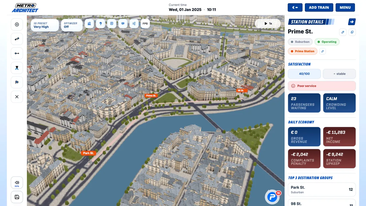 Metro Architect screenshot 3