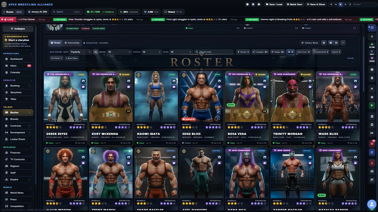 Promo Wrestling World screenshot 1