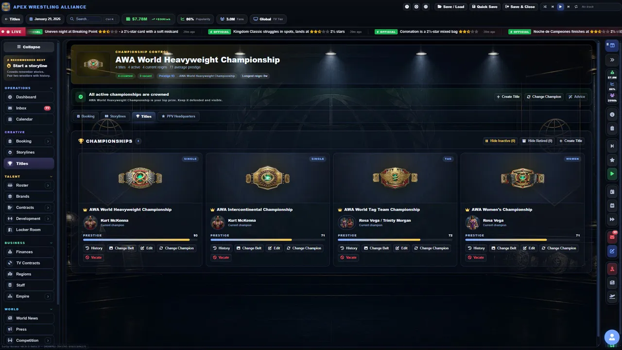 Promo Wrestling World screenshot 5