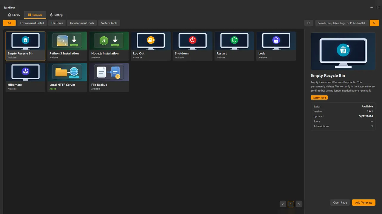 TaskFlow screenshot 3
