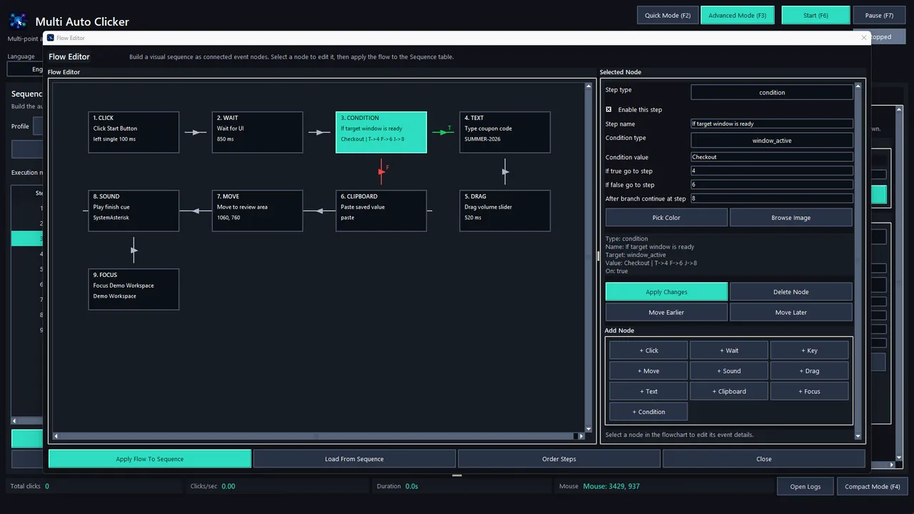 Multi Auto Clicker screenshot 5