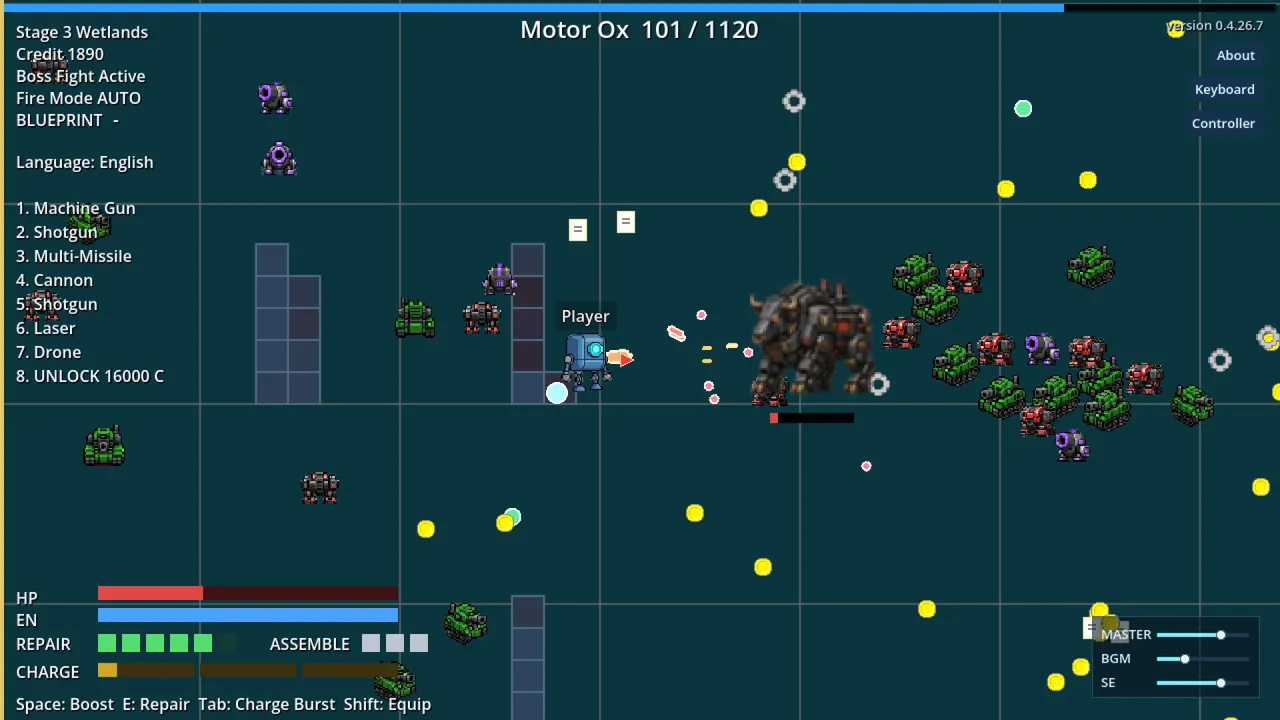 OctoMech Survivors screenshot 4
