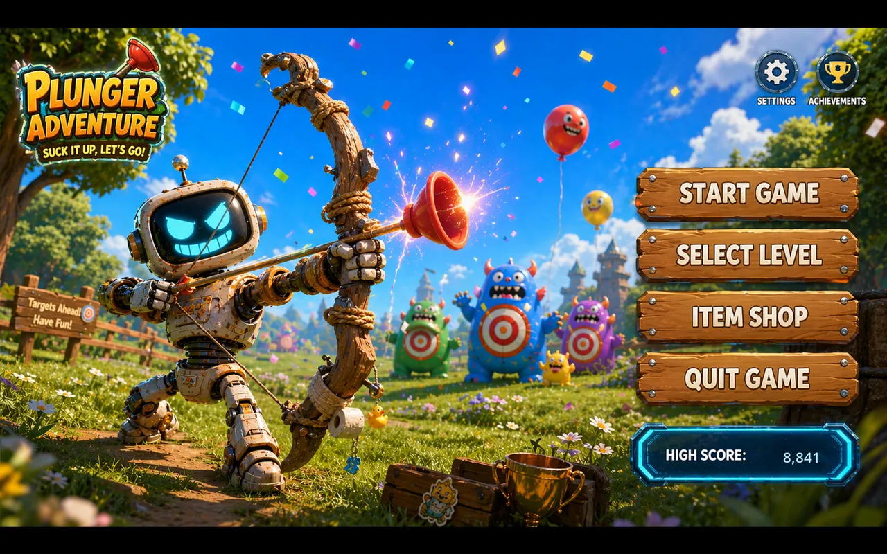 Plunger Archer: Wild Ranges screenshot 1