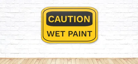 CAUTION WET PAINT cover art