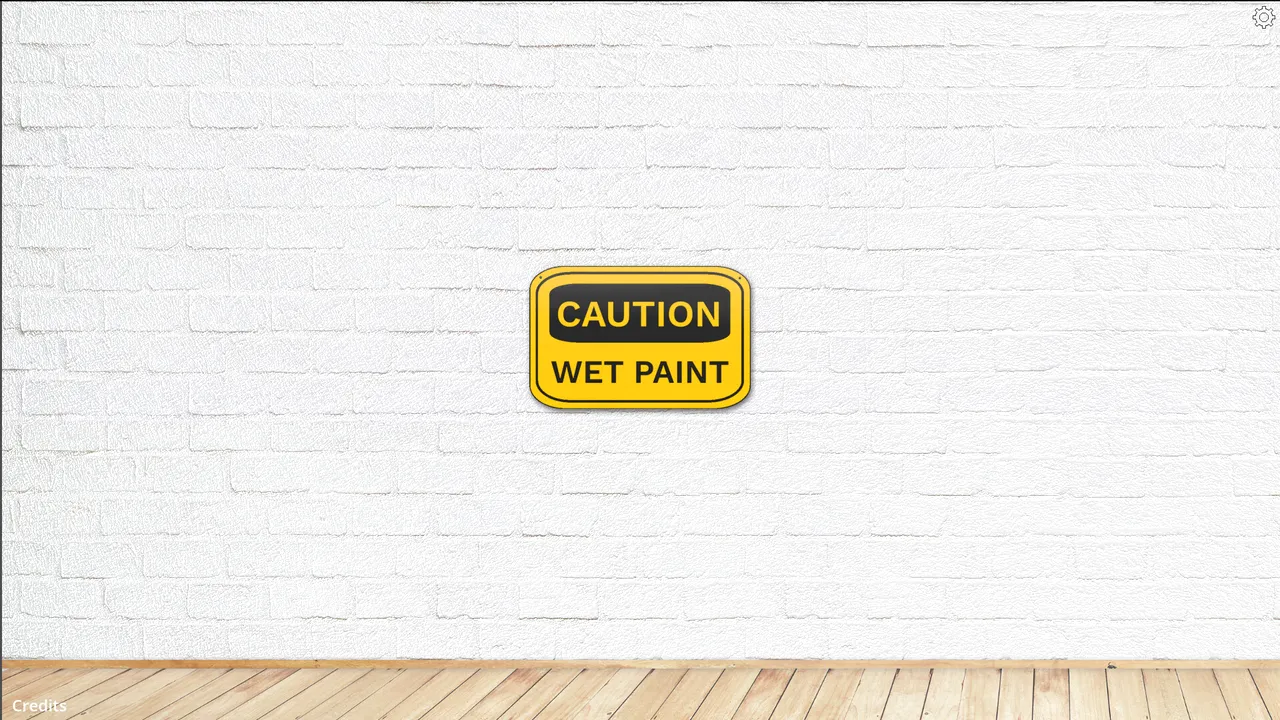 CAUTION WET PAINT screenshot 1