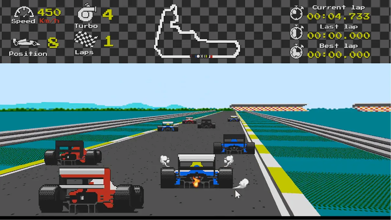 Arcade 80's Racing screenshot 2