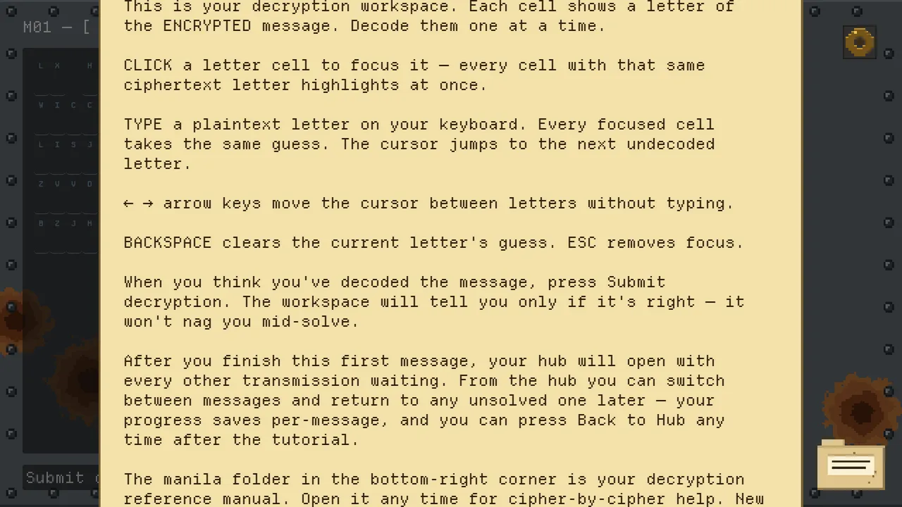 Null Cipher screenshot 2