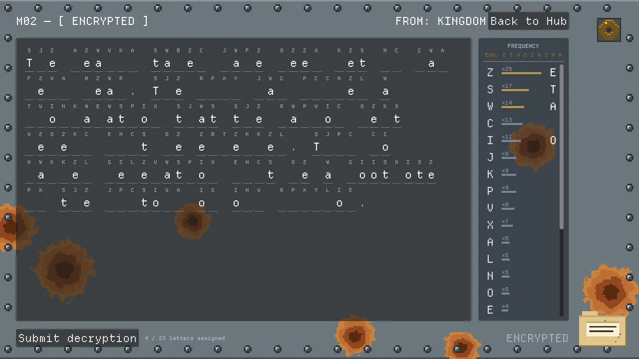 Null Cipher screenshot 4