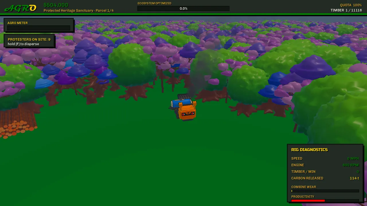 EVIL Agribusiness Simulator screenshot 1