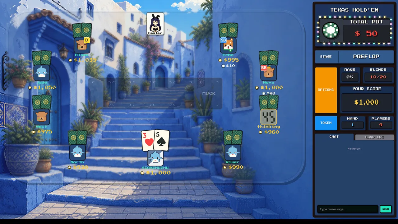 Pixel Texas Hold'em screenshot 1