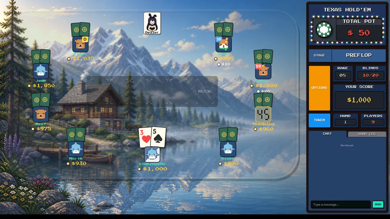 Pixel Texas Hold'em screenshot 2