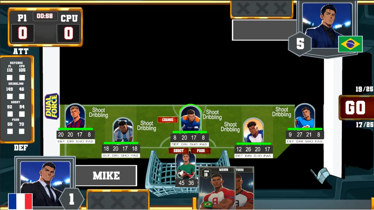 FootBall Card Battle screenshot 1